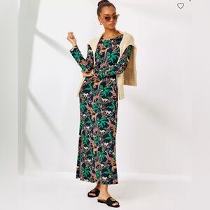 Lilly Pulitzer UPF 50+ Marylane Maxi Dress dancing in the moonlight medium